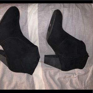 Ankle booties with heel